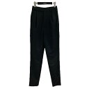 【中古】Saint Laurent Paris タックパンツ ブラック サイズ:34 【150625】(サンローランパリ)
