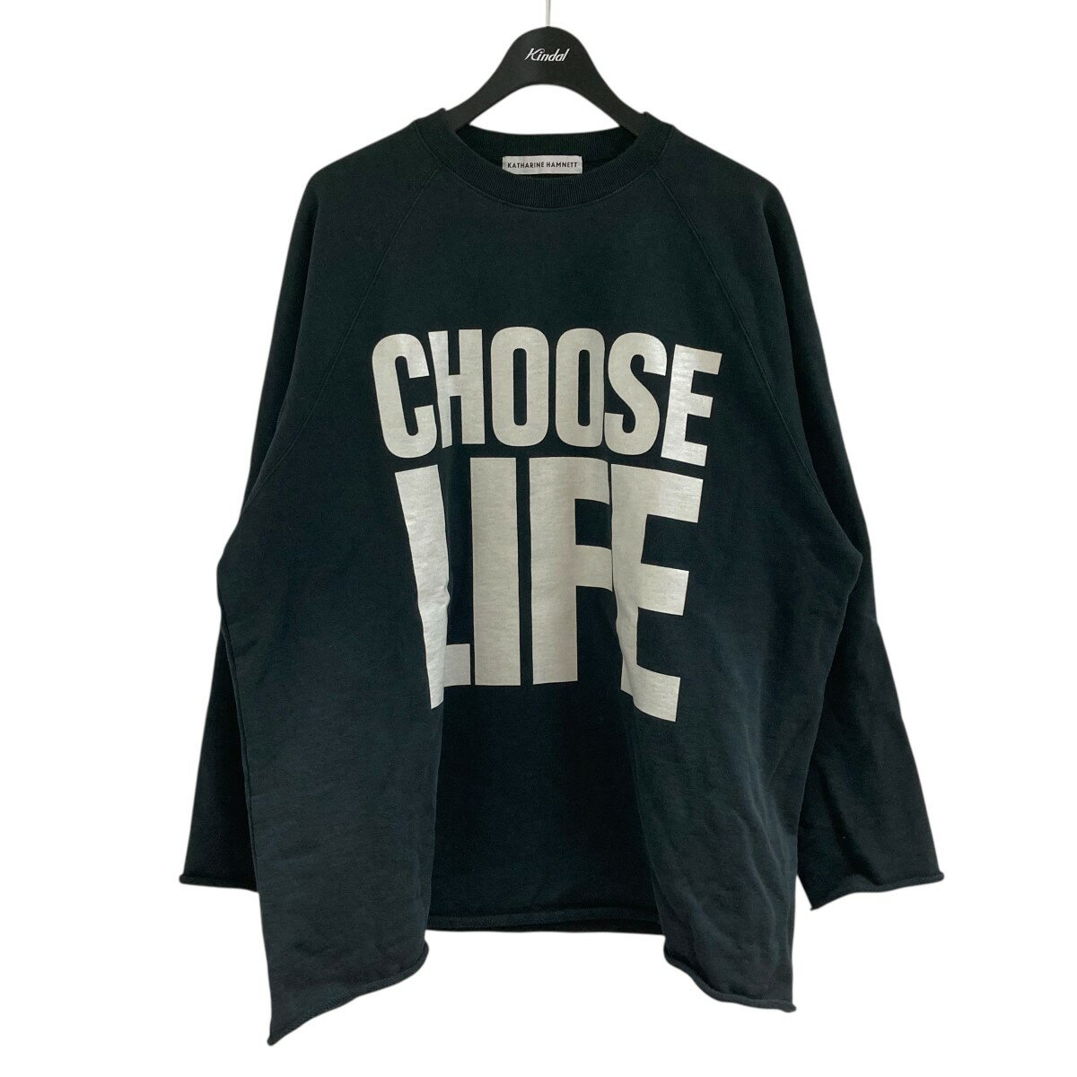 【中古】Mastermind WORLD×KATHARINE HAMNETT　プリントスウェット ブ