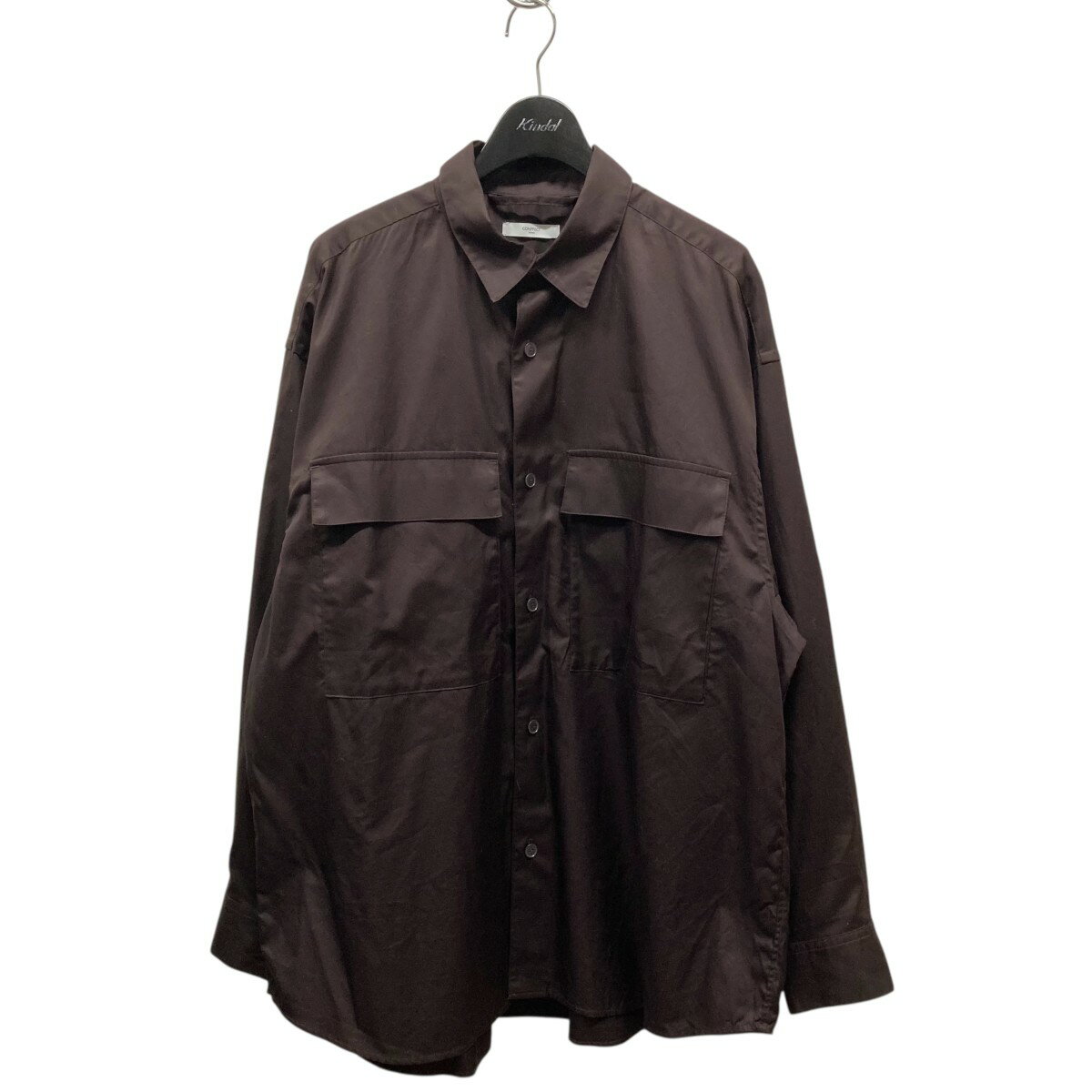 【中古】CONFECTタイプライター ロングスリーブシャツ 長袖シャツ 25050300800010 ブラウン サイズ：M..
