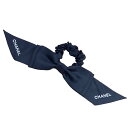 【中古】CHANELリボンシュシュ ブラック サイズ:-【価格見直し】