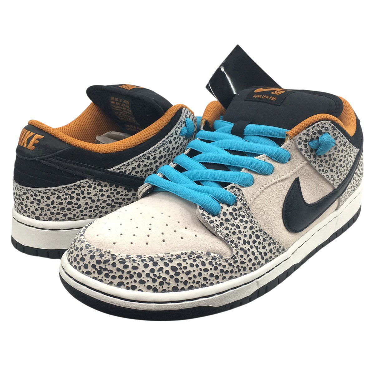 【中古】NIKE SB　SB Dunk Low Pro Electric Safari Phanto