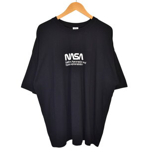 【中古】NASA×MONKEY TIME LOGO TEE ロゴプリントTシャツ ブラック サイズ:M 【160625】(ナサ×モンキータイム)