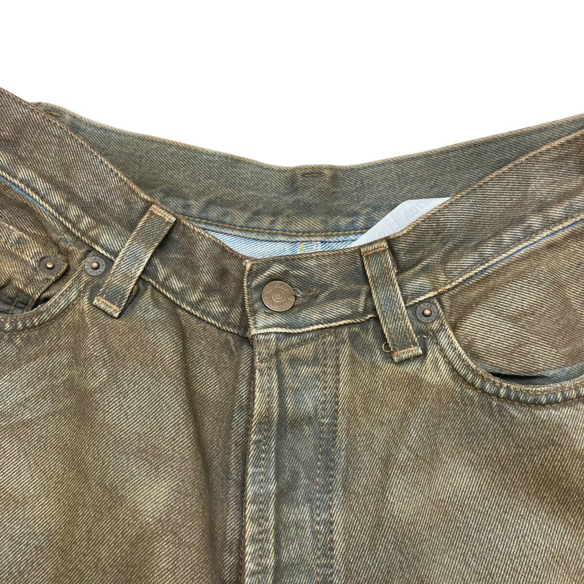 【中古】ACNE STUDIOS　デニムパンツ オリーブ サイズ：30 【170625】（アクネストゥディオズ）