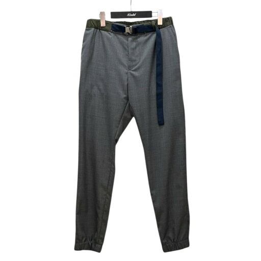 【中古】sacai Suiting Pants スラックス 22-02813M グレー サイズ:2 【170625】(サカイ) 【中古】sacai Suiting Pants スラックス 22-02813M グレー サイズ:2 【170625】(サカイ)