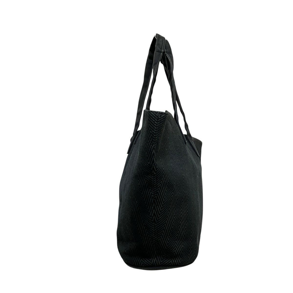 【中古】HERMESパニエドプラージュPM ヘリンボーン トートバッグ グレー【価格見直...