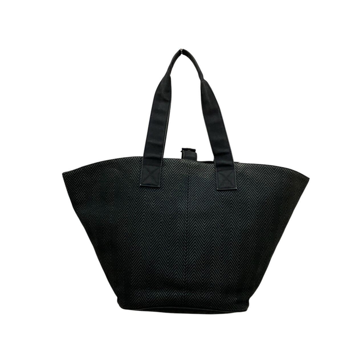 【中古】HERMESパニエドプラージュPM ヘリンボーン トートバッグ グレー【価格見直...
