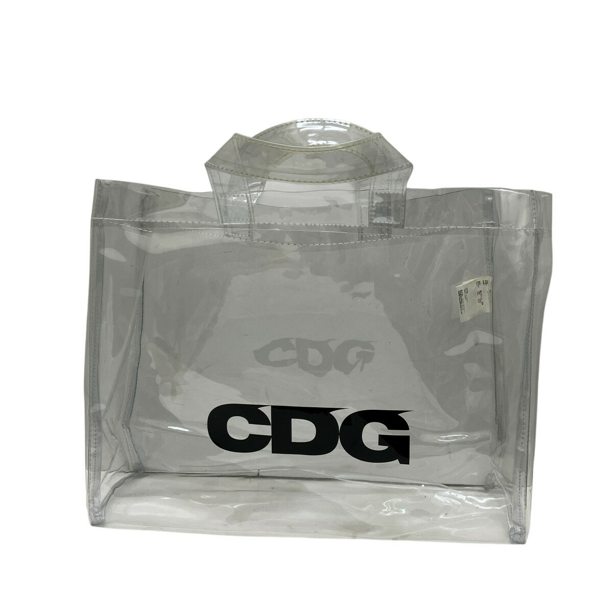 【中古】CDG　ロゴ クリアトートバッグ SZ-K204 クリア 【180625】（シーディージー）