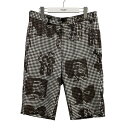 【中古】COMME des GARCONS ハーフパンツ GD-P029 ブラウン×ブラック サイズ:S 【180625】(コムデギャルソン)