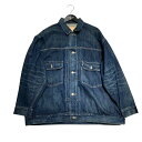 【中古】Graphpaper Selvage Denim Jacket デニムジャケット gu241-30185db インディゴ サイズ:2 【180625】(グラフペーパー)