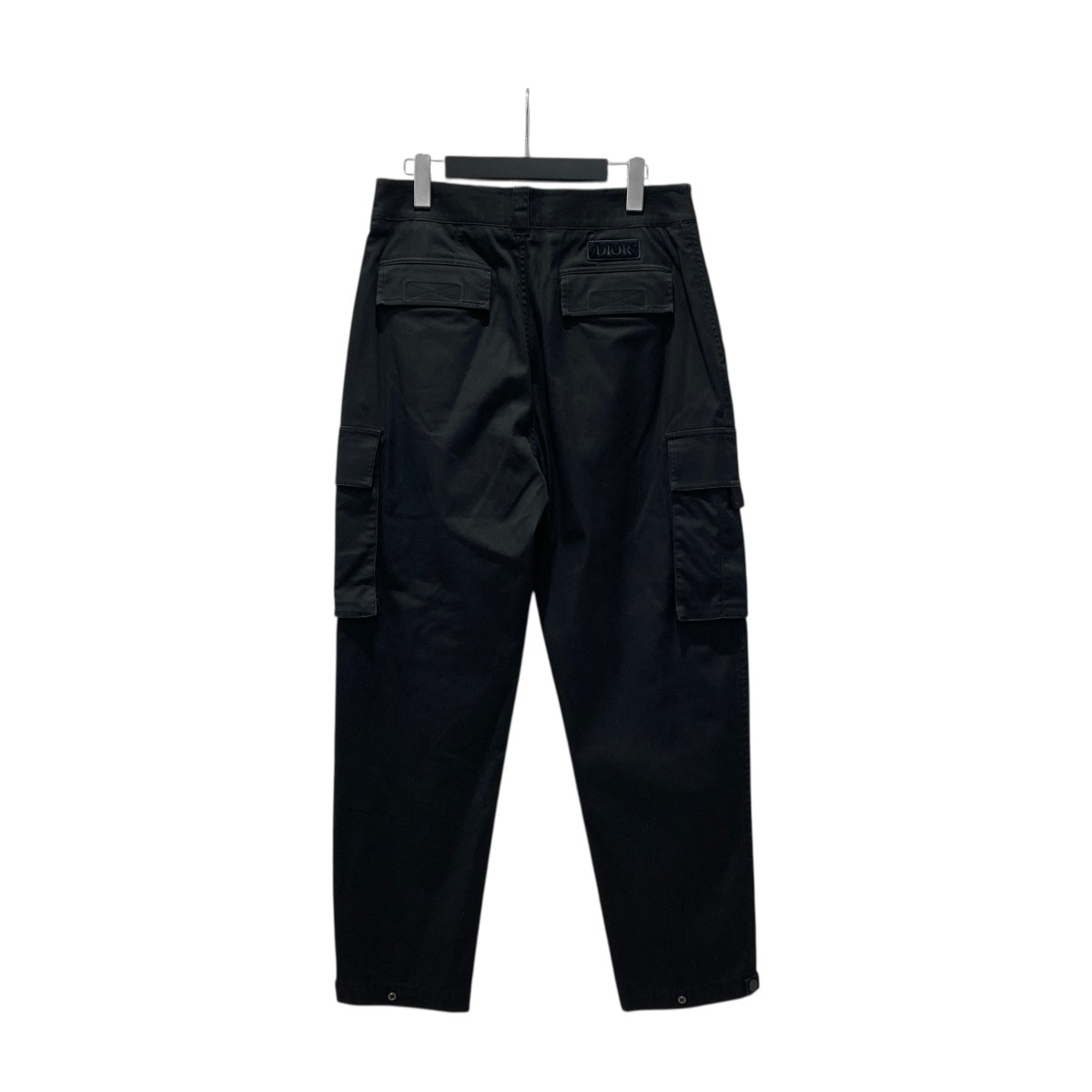【中古】DIOR　カーゴパンツ 013C122A3866 ブラック サイズ：48 【190625】（ディオール）