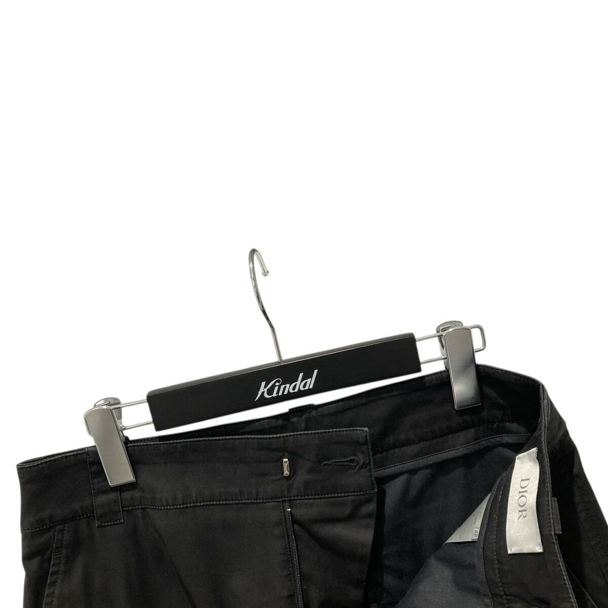 【中古】DIOR　カーゴパンツ 013C122A3866 ブラック サイズ：48 【190625】（ディオール）