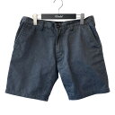 【中古】stussy シャネルロゴ ハーフパンツ グレー サイズ:32 【200625】(ステューシー)