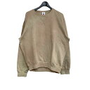 【中古】STAR&STRIPE×Deuxieme Classe 「MineralWash」 クルーネックスウェット ベージュ サイズ:L 【200625】(スタ...