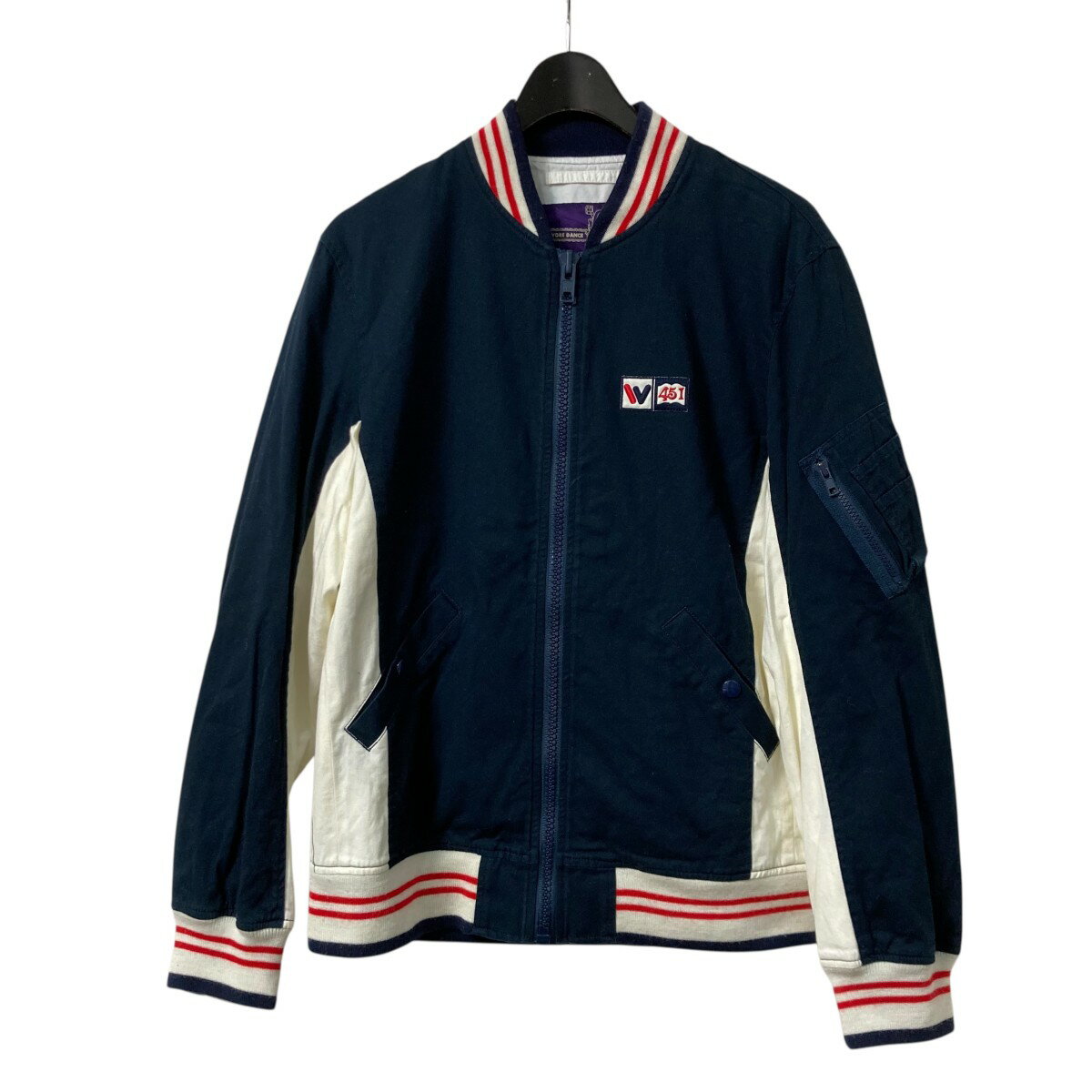 【中古】WORE DANCE 05SS ジップブルゾン 05SS YHWD J 001 ネイビー サイズ:L 【200625】(ウォーダンス)