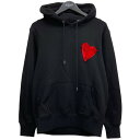 【中古】La Mofiel With Love Hoodie プルオーバーパーカー ブラック サイズ:S 【200625】(ラ モフィール)