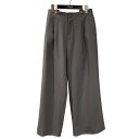 【中古】SLOBE IENA 24AW スラックス 24030912301030 ライトグレー サイズ:38 【200625】(スローブイエナ)