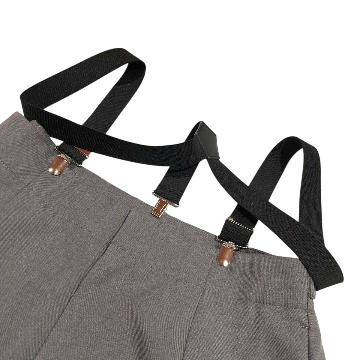 【中古】SLOBE IENA　24AW スラックス 24030912301030 ライトグレー サイズ：38 【200625】（スローブイエナ）