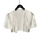 【中古】FOXEY Tulip カーディガン 44635 ホワイト サイズ:38 【210625】(フォクシー)