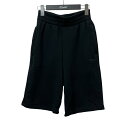 【中古】MAISON KITSUNEスウェットハーフパンツ GM01412KM0002 ブラック サイズ:XXS【価格見直し】