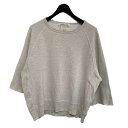 【中古】REMI RELIEFCut Off Sleeve Sweat カットオフスリーブスウェット アイボリー サイズ:Free【価格見直し】