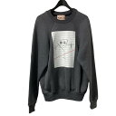 【中古】Plan CRAGLAN SLEEVE SWEAT フロントプリントトレーナー FLCJA02S37TF002 グレー サイズ:S【価格見直し】