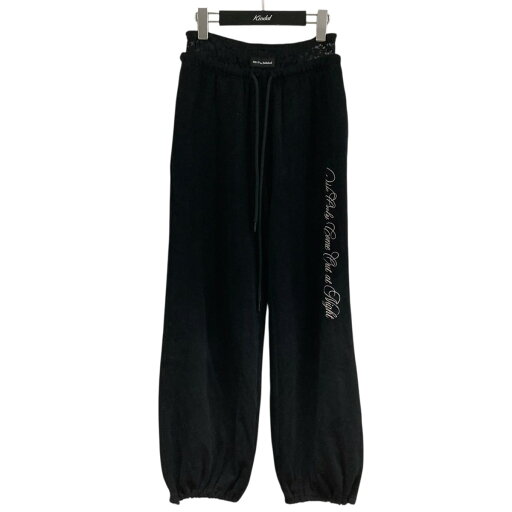 【中古】BADBLOOD レーススウェットパンツ ブラック サイズ:XS 【220625】(バッドブラッド) 【中古】BADBLOOD レーススウェットパンツ ブラック サイズ:XS 【220625】(バッドブラッド)
