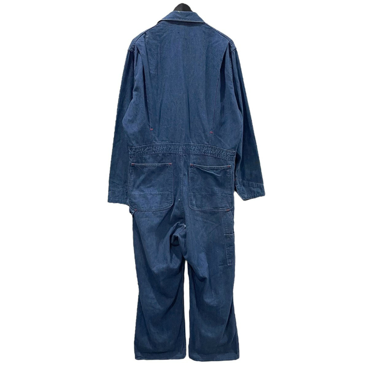 【中古】Bluebell　50〜60s デニムオールインワン インディゴ サイズ：42 【220625】（ブル−ベル）