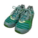 【中古】asicsスニーカー UB9-S GEL-DS TRAINER 14 1203A606 グリーン・エメラルドブルー・イエロー サイズ:26cm【価格見直し】