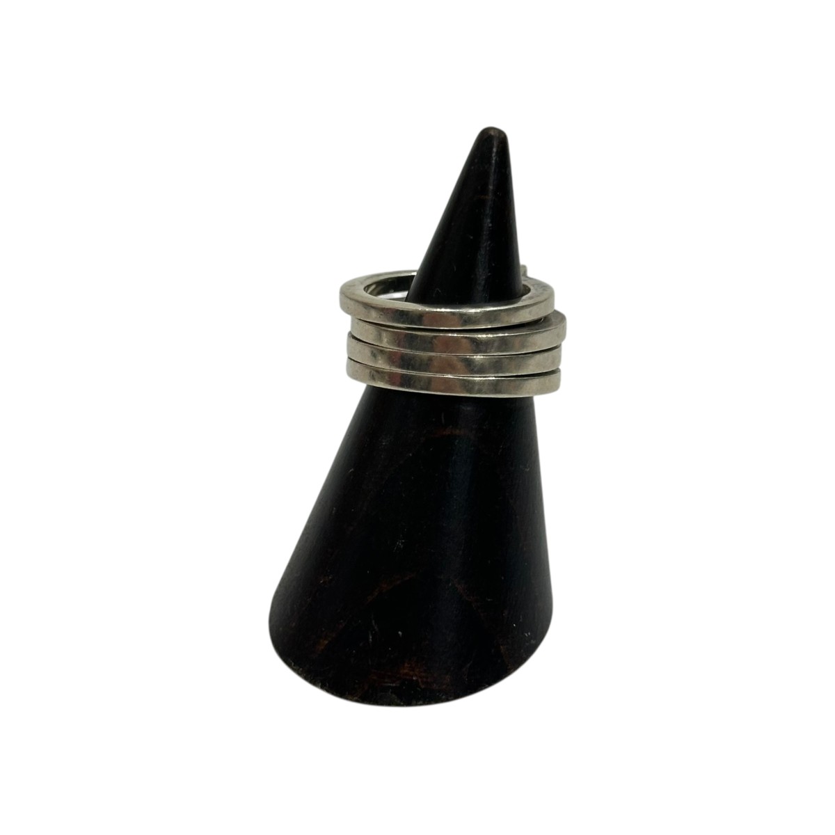 【中古】GUCCI　4連リング シルバー 