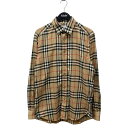 【中古】BURBERRY 19AW ヴィンテージチェックシャツ 長袖シャツ 8020883 ベージュ サイズ:M 【230625】(バーバリー)(4)