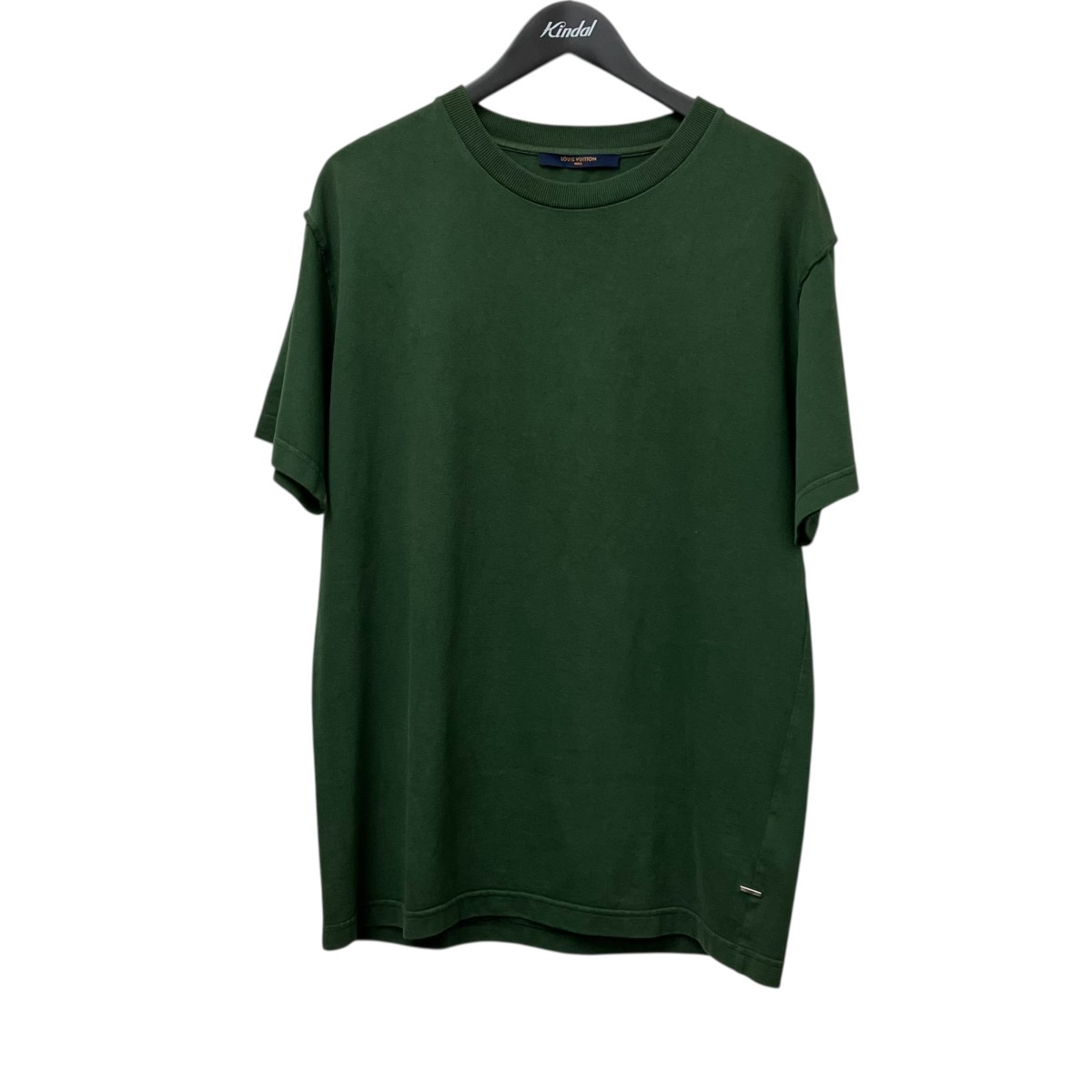 【中古】LOUIS VUITTON インサイドアウトオーバーサイズTシャツ Tシャツ RM221Q JYN HIY47W グリーン サイズ:S 【230625】(ルイヴィトン)