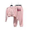 【中古】atmos pink×RIEHATA ANGEL セットアップジャージ 22AW-REPT02 ピンク サイズ:M 【240625】()