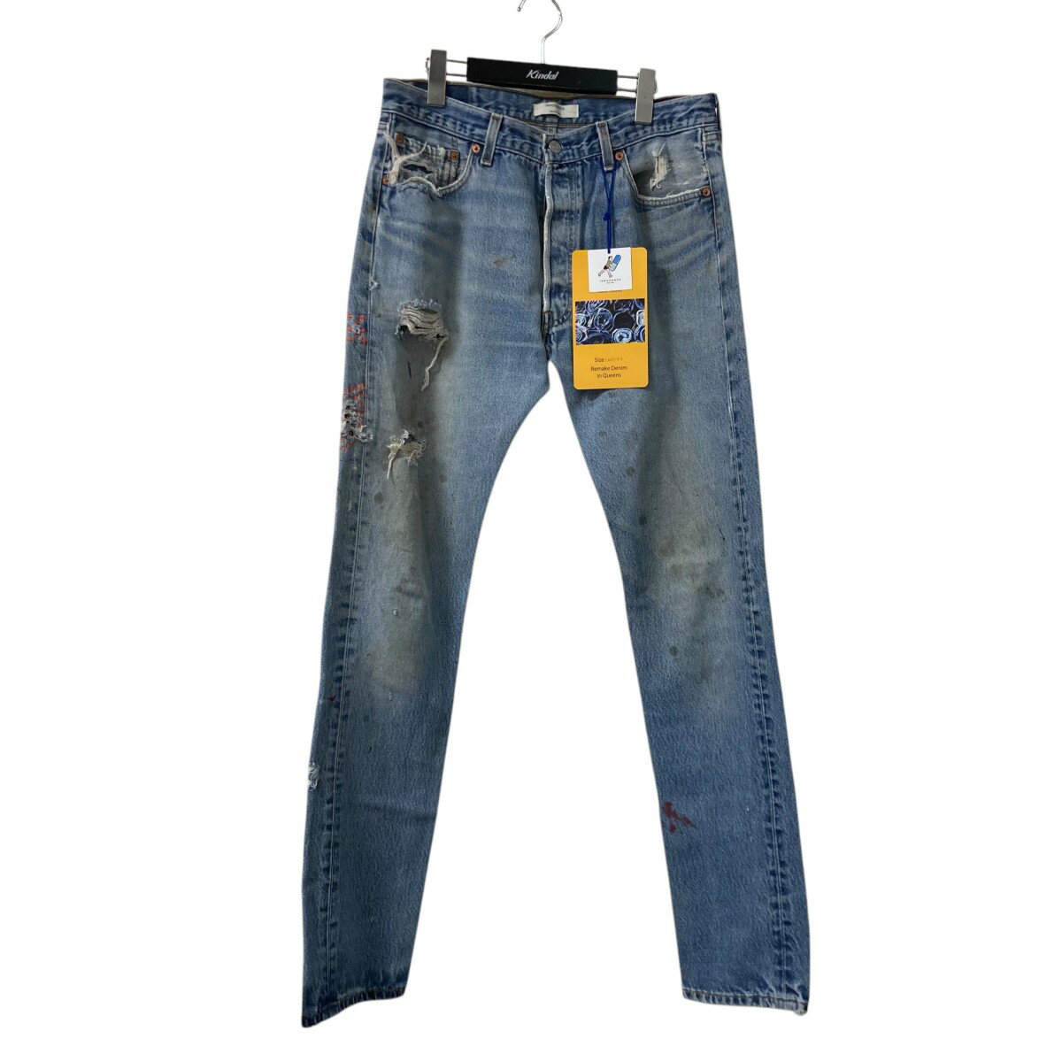 【中古】innocence デニムパンツ インディゴ サイズ:W35×L36 【250625】(イノセンス)