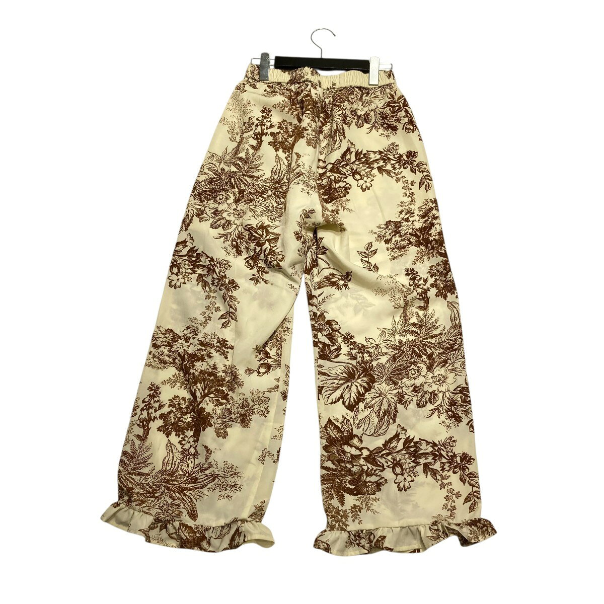 【中古】opulence　イージーパンツ OPCSG623003 イエロー×ブラウン サイズ：Free 【250625】（オピュレンス）