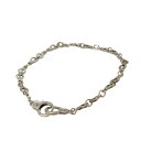 【中古】JUSTIN DAVIS TINY LOVE CUFF BRACELET カフモチーフブレスレッド シルバー 【260625】(ジャスティンデイビス)