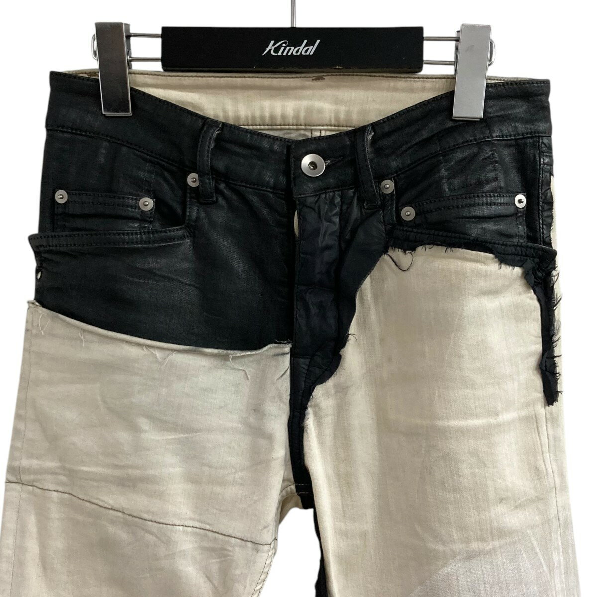 【中古】DRKSHDW　デニムパンツ ブラック×ホワイト サイズ：28 【260625】（ダークシャドウ）