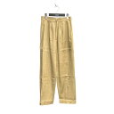 【中古】6(ROKU) BEAUTY&YOUTHRAYON COTTON TUCK PANTS 8614-202-0362 ベージュ サイズ:36【価格見直し】