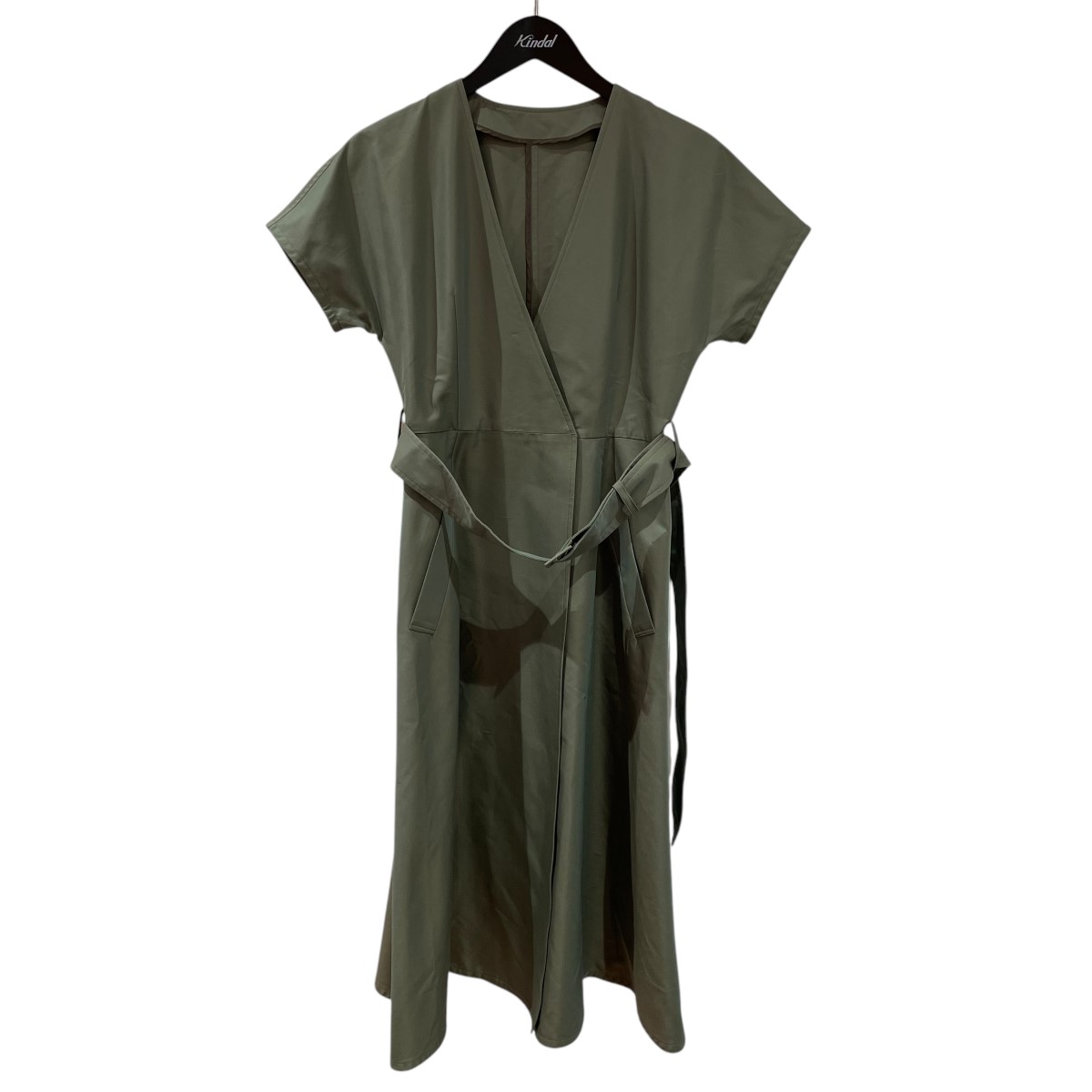 【中古】DESSIN de MODEドレス 9DOP 01 オリーブ サイズ：SIZE 2【価格見直し】