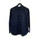 【中古】SLOBE IENA 24SS綿麻レギュラーシャツ 長袖シャツ 24050912300010 ネイビー サイズ:F 【260625】(スローブイエナ)