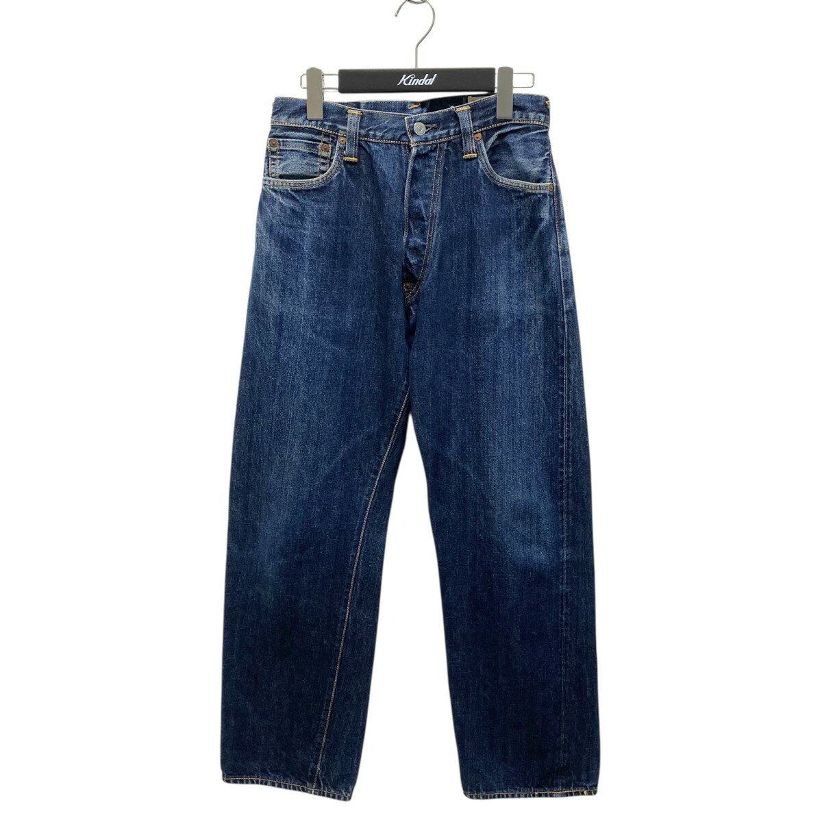 【中古】EVISU 2001カモメバギーデニム デニムパンツ インディゴ サイズ:33×32 【270625】(エヴィス)