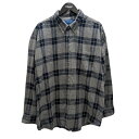 【中古】TOWN CRAFT 90S チェックシャツ グレー サイズ:XL 【270625】(タウンクラフト)(4)