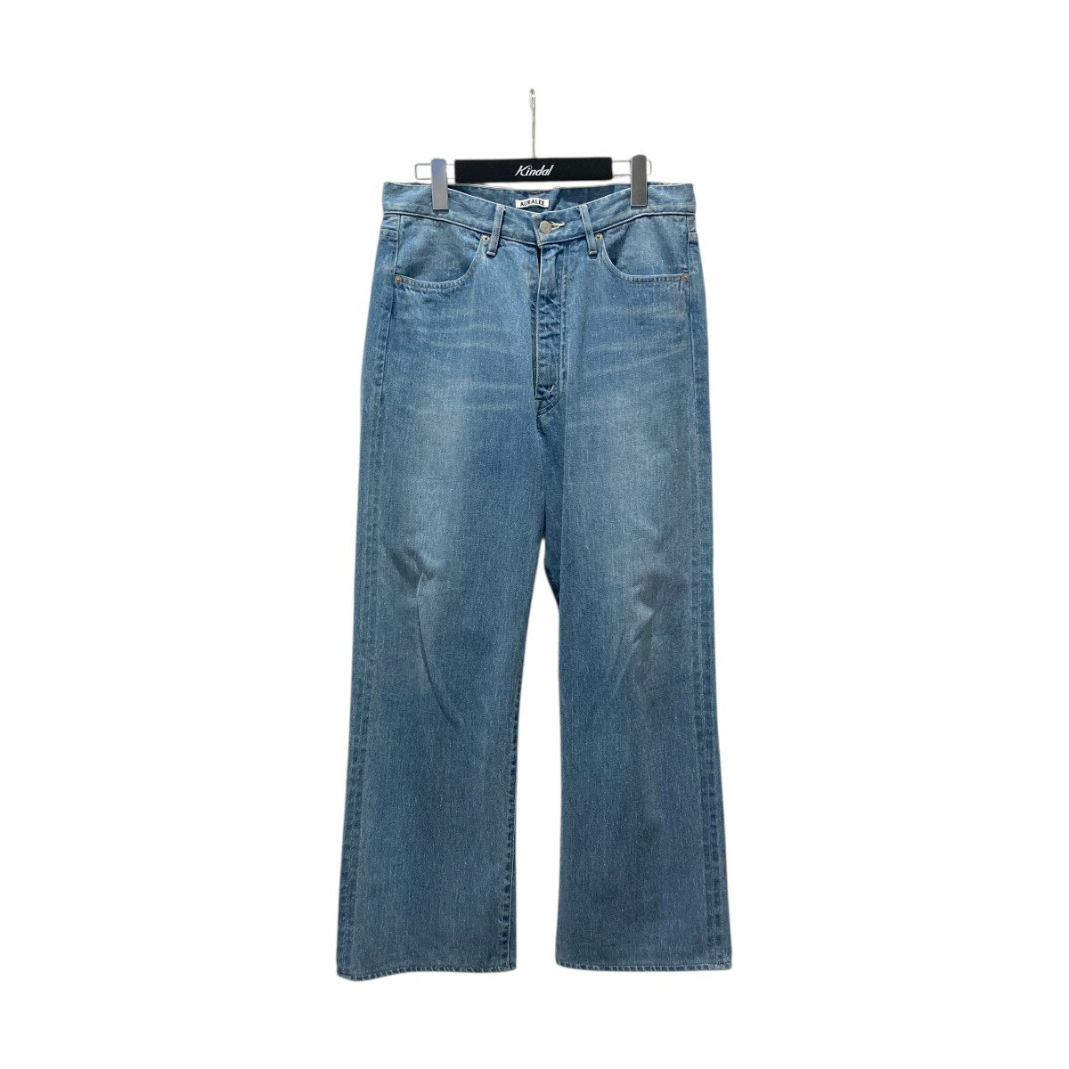 【中古】AURALEE デニムパンツ A24SP03DE インディゴ サイズ:3 【270625】(オーラリー)