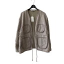【中古】SASQUATCHfabrix. 23SS LINEN LINER JACKET ジャケット 23SS-JKL-006 ナチュラル サイズ:L 【270...