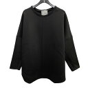 【中古】BEARDSLEY ニットコンビダンボールプルオーバー BEZ1042406A0003 ブラック サイズ:F 【270625】(ビアズリー)