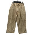 【中古】tsuzuli EZ CP TROUSER PANTS FADE パンツ TP2208F ブラウン サイズ:1 【300625】(ツヅリ)