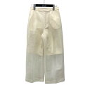 【中古】PHEENY シアーワイドスラックスパンツ PS21-PT02 ベージュ サイズ:1 【300625】(フィーニー)