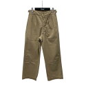 【中古】WESTOVERALLS ×WOA ARMY CHINO TROUSERS チノパン 24SSVGUT01 カーキ サイズ:S 【300625】(ウエス...