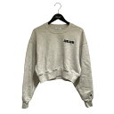 【中古】Adam et Rope AERロゴスウェット GAM-54040 グレー サイズ:F 【300625】(アダムエロペ)