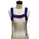 【中古】noir kei ninomiya カーブ チェーン ハーネストップ パープル サイズ:S 【300625】(ノワールケイニノミヤ)