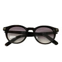 【中古】TOM FORD ボストン型サングラス TF1123 D ブラ...(4)